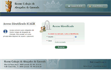 Tablet Screenshot of privado.icagr.es